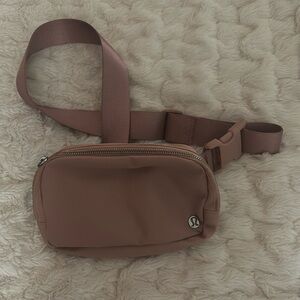Lululemon pink everywhere belt bag